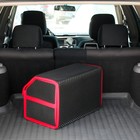 Органайзер кофр в багажник автомобиля, саквояж, EVA-материал, 50 см, красный кант - фото 9601853