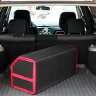Органайзер кофр в багажник автомобиля, саквояж, EVA-материал, 70 см, красный кант - фото 9057725