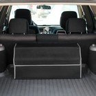 Органайзер кофр в багажник автомобиля, саквояж, EVA-материал, 70 см, серый кант - Фото 4