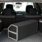 Органайзер кофр в багажник автомобиля, саквояж, EVA-материал, 70 см, серый кант - фото 9601863