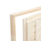 Дверь для бани и сауны, коробка 170×80 см, деревянная, универсальная, светлая - Фото 5