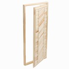 Дверь для бани и сауны, 170×80 см, деревянная, универсальная - Фото 4