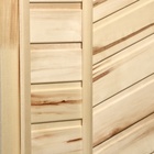 Дверь для бани и сауны, размер коробки 180х70 см, универсальная, липа - Фото 5