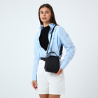 Сумка кросс-боди Медведково на молнии, цвет чёрный - фото 25479049