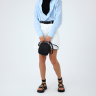 Сумка кросс-боди Медведково на молнии, цвет чёрный - фото 25479050