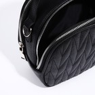 Сумка кросс-боди Медведково на молнии, цвет чёрный - фото 22286885