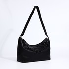 Сумка-мешок Медведково на молнии, цвет чёрный - фото 24369384