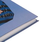 Записная книжка А5, 128 листов в клетку Asterdis, интегральная обложка, матовая ламинация, ламинация "софт-тач", тиснение фольгой "голография", блок 70 г/м2 - Фото 5