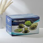 Набор стеклянной посуды Alta Marea, 24+1 предмета, цвет коричневый - фото 22288448