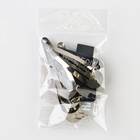 Заколки для воло «Микс», 5 х 1,2 х 0,5 см (комплект 4 шт) - фото 25380588