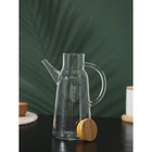 Бутылка для соуса и масла с мерной шкалой BellaTenero «Эко», 750 мл, 16×8.5×22 см, стекло - Фото 2