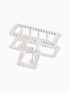 Крабик для волос «Эмма», прямоугольник, 2.5?2 см, серебро (комплект 6 шт) - фото 53709282 Крабик для волос «Эмма», прямоугольник, 2.5?2 см, серебро (комплект 6 шт) - фото 53709282