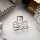 Крабик для волос «Эмма», прямоугольник, 2.5?2 см, серебро (комплект 6 шт) - фото 59351716 Крабик для волос «Эмма», прямоугольник, 2.5?2 см, серебро (комплект 6 шт) - фото 59351716