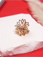 Крабик для волос «Ромашка», 2.2×2 см, золото - Фото 4