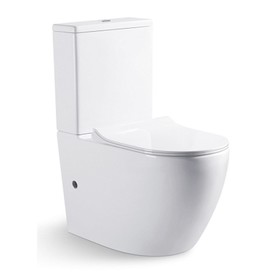 

Бачок для унитаза Bravat Gina CY01008XW-PA-ENG, 2 режима, белый