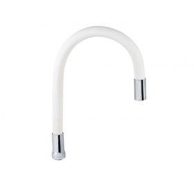 

Излив для смесителя VIKO White V-0364, гибкий, пластик, нержавеющая сталь, белый