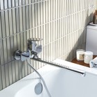 Смеситель для ванны IDDIS ESPSB00i10WA, однорычажный, излив 420 мм, картридж 35 мм, хром - Фото 2