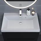 Раковина Uperwood Classic Quartz 70 см, кварцевая, белая матовая, жасмин - Фото 3