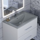 Раковина Uperwood Foster Quartz 70 см, кварцевая, серая матовая, бетон - фото 12987957