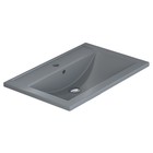 Раковина Uperwood Foster Quartz 70 см, кварцевая, серая матовая, бетон - Фото 4