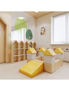 Мягкий игровой комплекс «Крепость», пастельные цвета - Фото 4