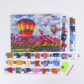 

Алмазная вышивка на раме, 30 × 40 см,с полным заполнением «Шары» Уценка