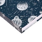 Записная книжка А5, 160 листов в клетку "Астрономия", твердая обложка, матовая лиминация, тиснение фольгой, блок 65г/м2 - фото 7162513