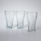 Набор стеклянных стаканов Pasabahce Coca Cola, 350 мл, 3 шт - фото 4381519
