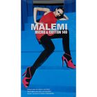 Колготки женские MALEMI Micro&Cotton 140 цвет чёрный (nero), р-р 3 - Фото 1