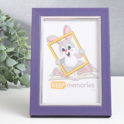 Фоторамка пластик "Плаза" 10х15 см (стекло), 2014-2S