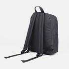 Рюкзак школьный на молнии, 2 наружных кармана, цвет серый - Фото 2