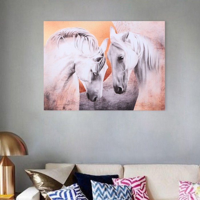 Картина «Лошади», 30 х 40 см - Фото 1