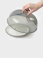 Крышка для СВЧ phibo, d=25 см, h=9.7 см, пластик, чёрная - Фото 2