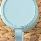 Кружка «Picnic», 400 мл, 10,9×8,1×10,1 см, цвет светло-голубой - Фото 4