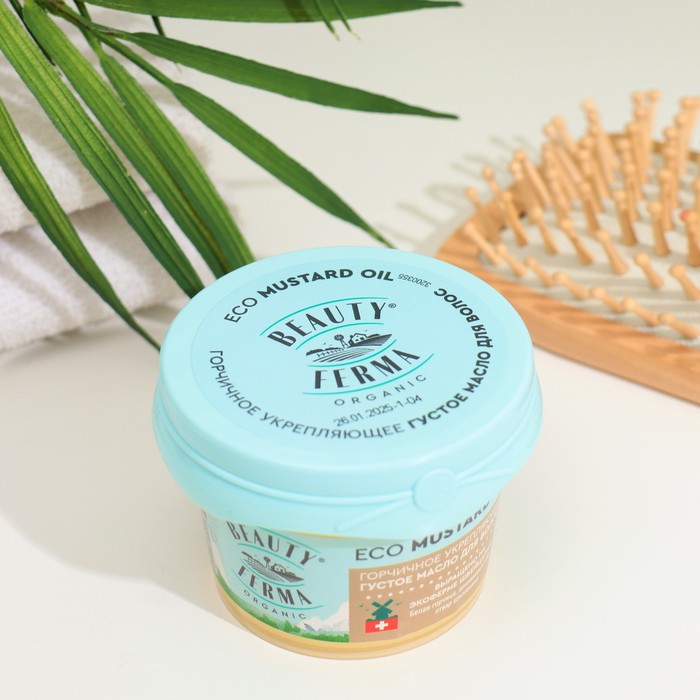 Густое масло для волос  BEAUTY FERMA горчичное укрепляющее 100мл 36018