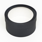 Подарочная коробка Black,чёрная, завальцованная с окном, 16 х 10 см - фото 24427128