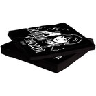 Салфетки «Мрачная стори», чёрные, 33 × 33 см, 20 шт - фото 6279659