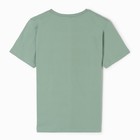 Футболка женская принт «Абстракция», оливковая, размер 44 - фото 25301952