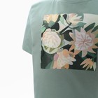 Футболка женская, цвет оливковый, размер 48 - фото 22578934