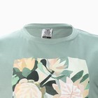 Футболка женская, цвет оливковый, размер 50 - фото 22578940