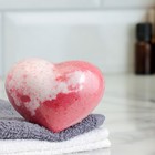 Бомбочка для ванны "Сердце" 130 г - Фото 2