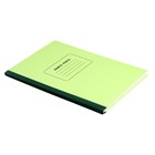 Книга учета, 96 листов, обложка картон 7Б, блок ГАЗЕТНЫЙ, линия, цвет зеленый (имитация) - фото 9737226