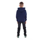 Толстовка для мальчика НАЧЁС, цвет тёмно-синий/панда, рост 140 см - фото 42762978