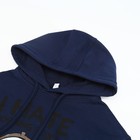 Толстовка для мальчика НАЧЁС, цвет тёмно-синий/панда, рост 140 см - фото 42762982