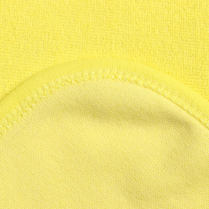 Полотенце-уголок 90х105см, цвет жёлтый/МИКС, махра, хлопок 80% полиэстер 20% - фото 1909201440