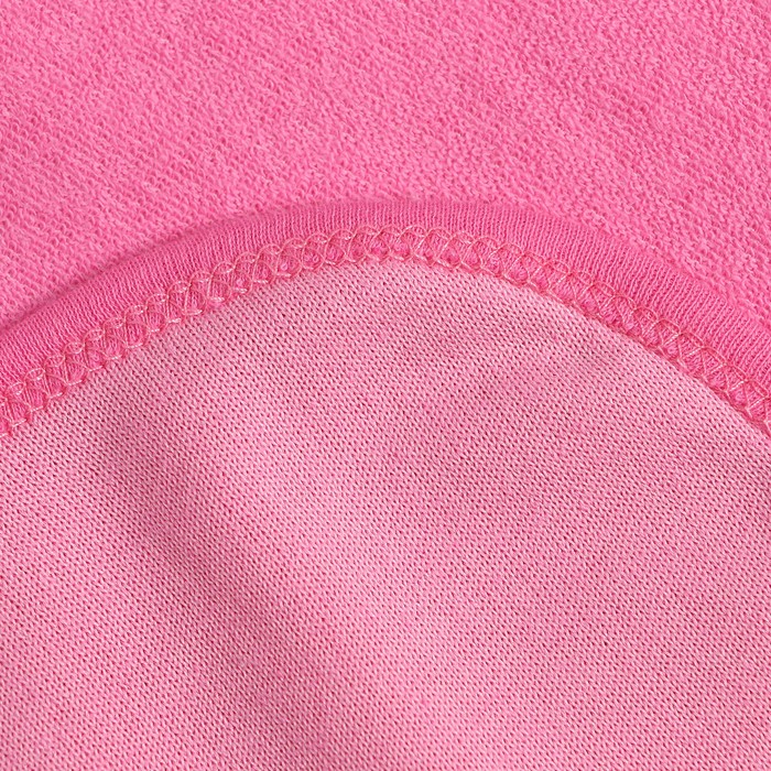 Полотенце-уголок 90х105см, цвет розовый/МИКС, махра, хлопок 80% полиэстер 20% - фото 1909201448