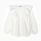 Рубашка детская KAFTAN, р. 34 (122-128), белый - фото 319749622