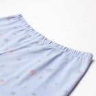 Комплект женский (футболка/шорты), цвет голубой/звёзды, размер 50 (XL) - Фото 11