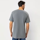 Футболка мужская, цвет сажа, размер 56 - фото 22291642