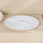 Набор десертных тарелок Luminarc CADIX, d=19,5 см, стеклокерамика, 6 шт, цвет белый - Фото 2